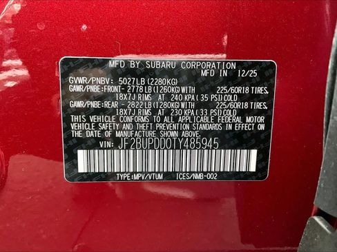 New 2026 Subaru Outback Limited image 20