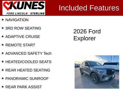 New 2026 Ford Explorer ST w/ Sun And Sound Package