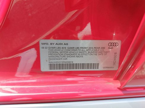 Used 2023 Audi S3 Premium Plus w/ Premium Plus Package AWD/4WD image 11