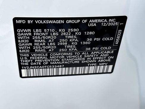 New 2026 Volkswagen Atlas SE image 27