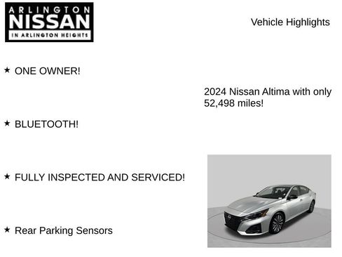 Certified 2024 Nissan Altima 2.5 SV FWD image 7