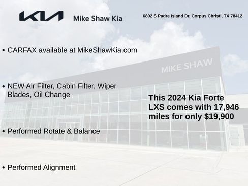 Used 2024 Kia Forte LXS FWD image 3