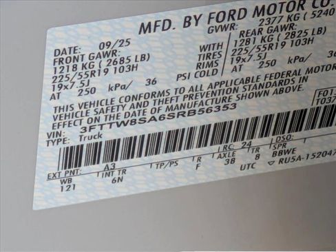 New 2025 Ford Maverick Lariat w/ 4K Tow Package image 17