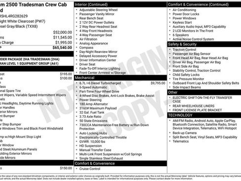 Used 2024 RAM 2500 Tradesman image 1