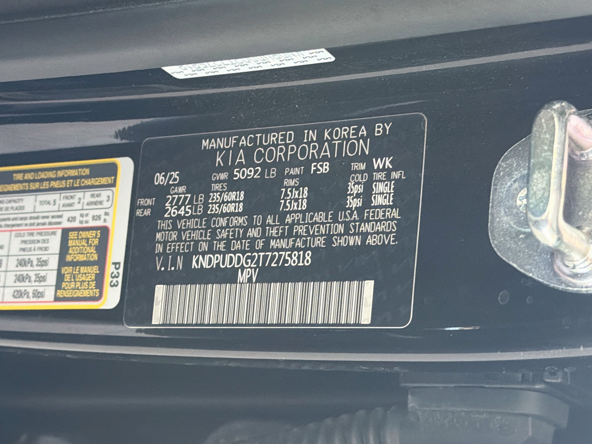 Used 2026 Kia Sportage S AWD/4WD image 12
