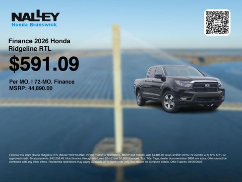 New 2026 Honda Ridgeline RTL image 7