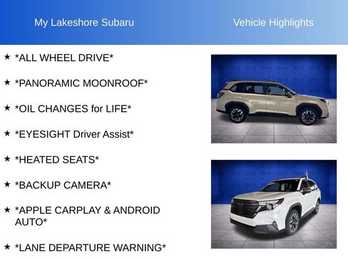 Certified 2025 Subaru Forester Premium AWD/4WD image 6