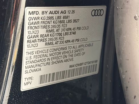 New 2026 Audi SQ8 Prestige image 20