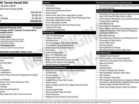 Used 2023 GMC Terrain Denali w/ Denali Premium Package AWD/4WD image 8