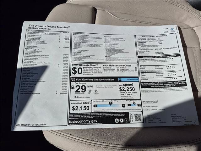 New 2026 BMW M340i w/ Premium Package RWD image 17