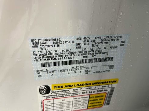 Used 2025 Ford Expedition Max Platinum w/ Stealth Performance Package image 21