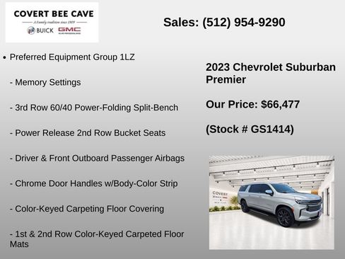 Used 2023 Chevrolet Suburban Premier w/ Max Trailering Package AWD/4WD image 7