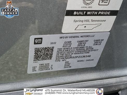 Certified 2023 Cadillac XT5 Sportv w/ LPO, Floor Liner Package AWD/4WD image 36