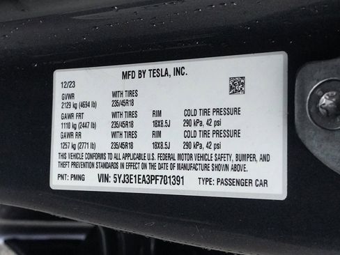 Used 2023 Tesla Model 3 Standard Range image 52