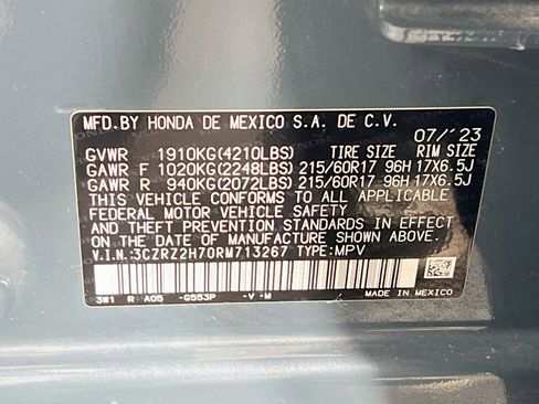 Used 2024 Honda HR-V EX-L image 33