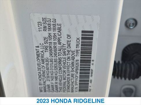 Certified 2023 Honda Ridgeline Sport image 26