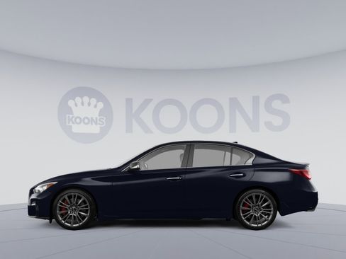 Used 2023 INFINITI Q50 Red Sport 400 w/ Black Opal Edition AWD/4WD image 2