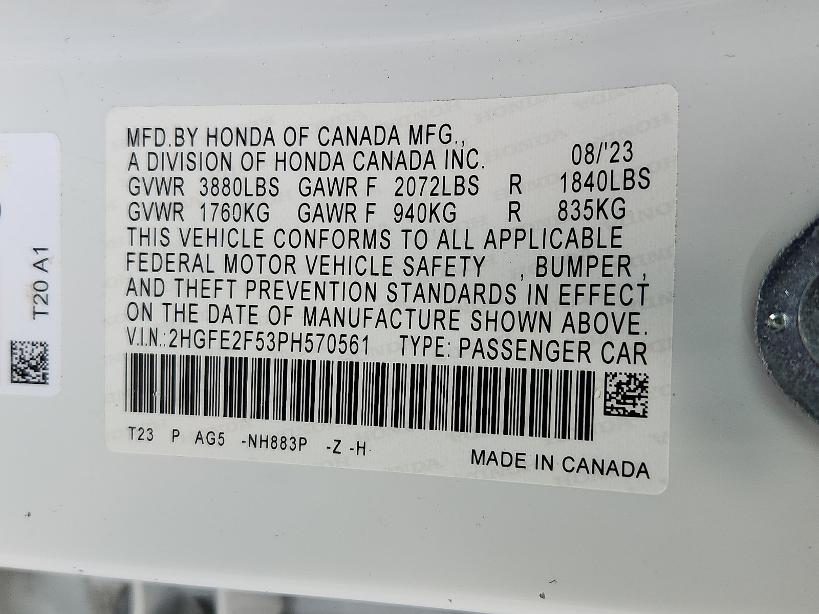 Used 2023 Honda Civic Sport image 26