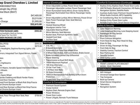 Used 2025 Jeep Grand Cherokee L Limited w/ Trailer Tow Package AWD/4WD image 2