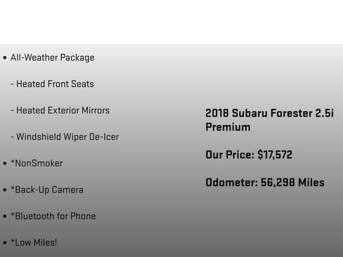 Used 2018 Subaru Forester 2.5i Premium w/ All-Weather Package image 6