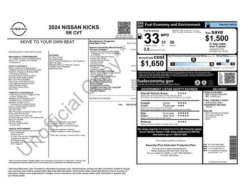 Used 2024 Nissan Kicks SR w/ SR Premium Package FWD image 3
