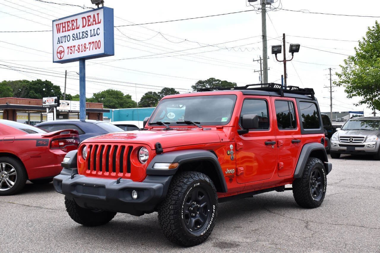 Used 2020 Jeep Wrangler Unlimited Sport AWD/4WD image 1
