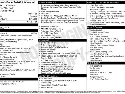 Used 2024 Genesis G80 image 37