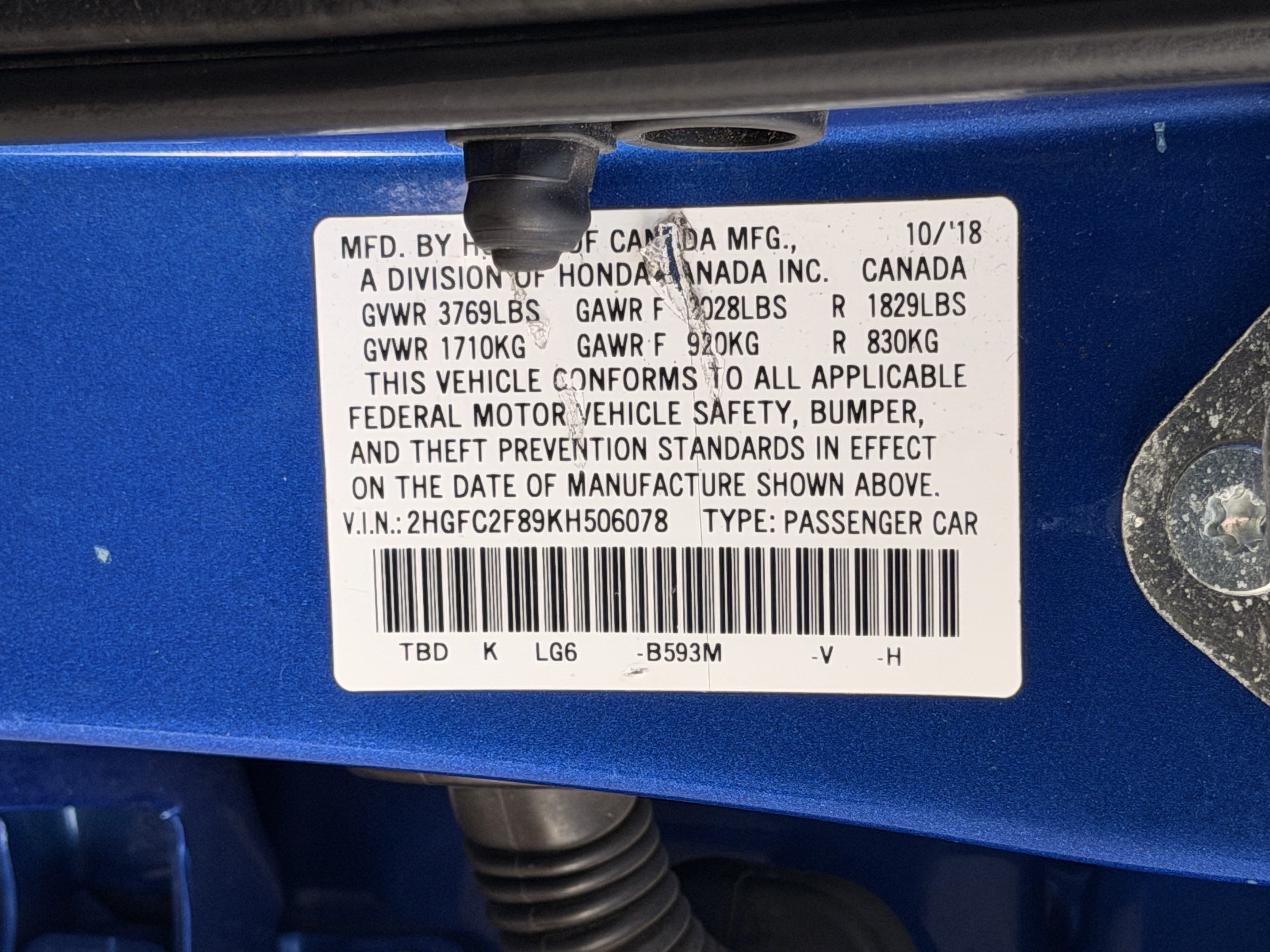 Used 2019 Honda Civic Sport image 24