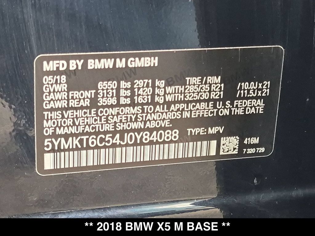 Used 2018 BMW X5 M AWD/4WD image 29