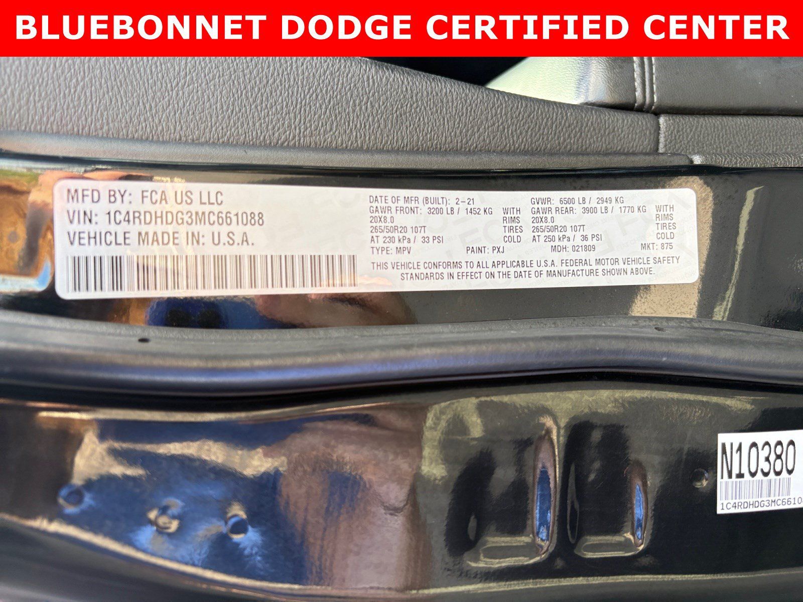 Used 2021 Dodge Durango GT w/ Blacktop Package RWD image 24