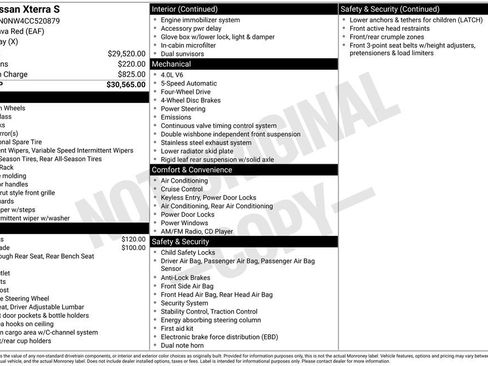 Used 2012 Nissan Xterra S image 13