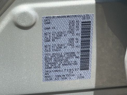 Used 2020 Nissan Rogue S AWD/4WD image 19