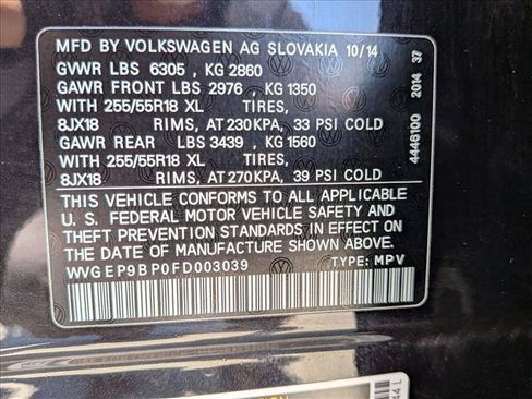Used 2015 Volkswagen Touareg Sport AWD/4WD image 24