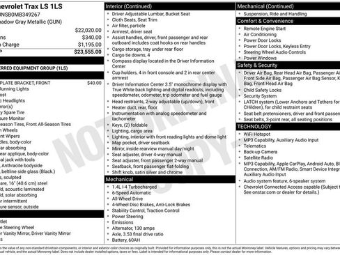 Used 2021 Chevrolet Trax LS AWD/4WD image 5