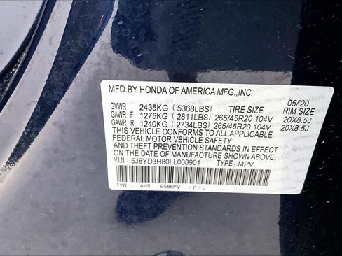 Used 2020 Acura MDX FWD w/ Advance Package image 34