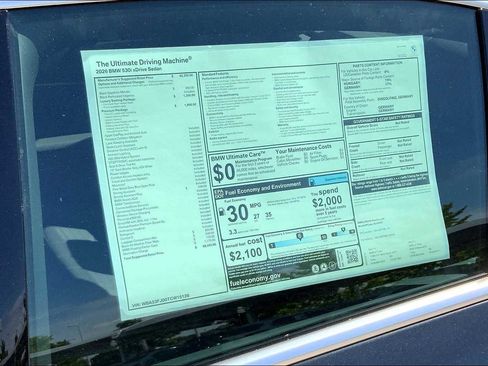 New 2026 BMW 530i xDrive 530i xDrive w/ Premium Package image 20