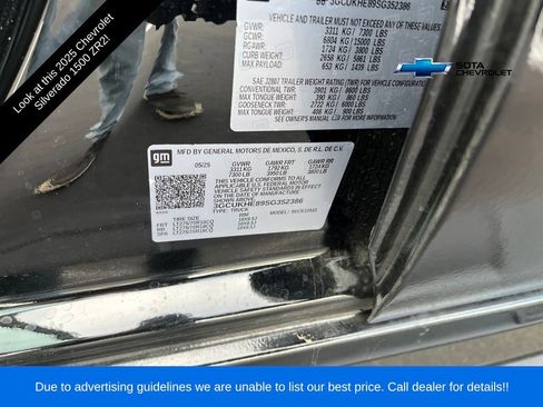 New 2025 Chevrolet Silverado 1500 ZR2 w/ Technology Package image 30