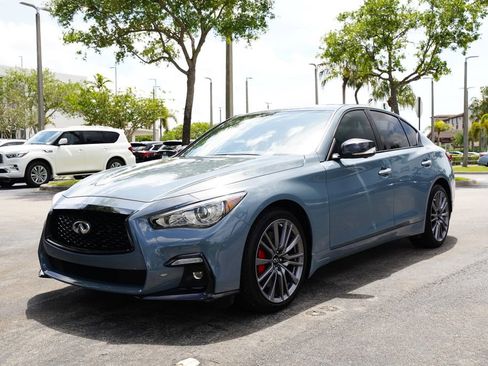 Used 2023 INFINITI Q50 Red Sport 400 w/ Carbon Fiber Package image 3
