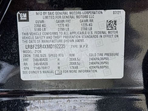 Used 2021 Buick Envision Avenir w/ Technology Package II AWD/4WD image 34