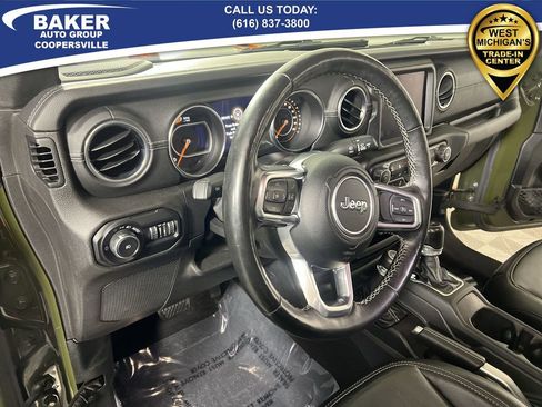 Used 2021 Jeep Wrangler Unlimited Sahara w/ Uconnect 4C Nav & Sound Group image 11