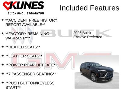 New 2026 Buick Enclave Preferred w/ Power Package