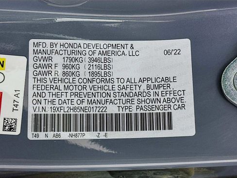 Used 2022 Honda Civic Sport image 28