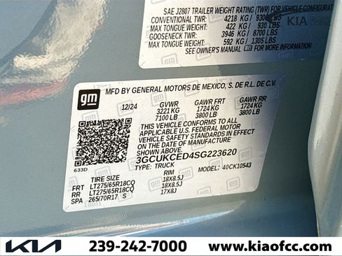 Used 2025 Chevrolet Silverado 1500 Custom Trail Boss image 38