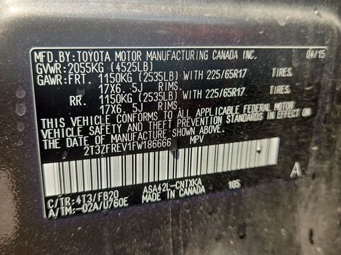 Used 2015 Toyota RAV4 LE FWD image 17