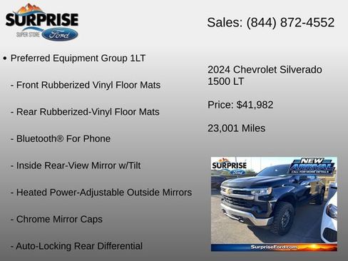 Used 2024 Chevrolet Silverado 1500 LT w/ Z71 Off-Road Package AWD/4WD image 12
