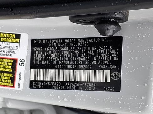 Certified 2023 Toyota Camry LE AWD/4WD image 28