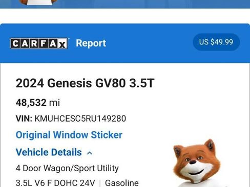 Used 2024 Genesis GV80 3.5T w/ Prestige Package AWD/4WD image 5