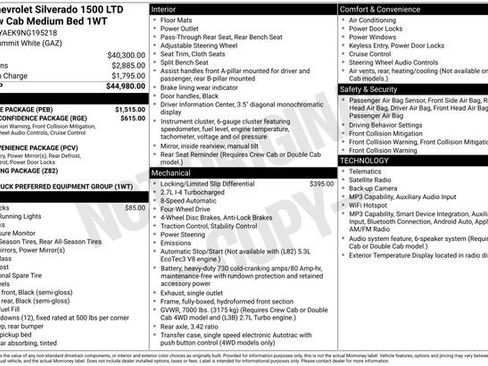 Used 2022 Chevrolet Silverado 1500 W/T w/ WT Value Package AWD/4WD image 6