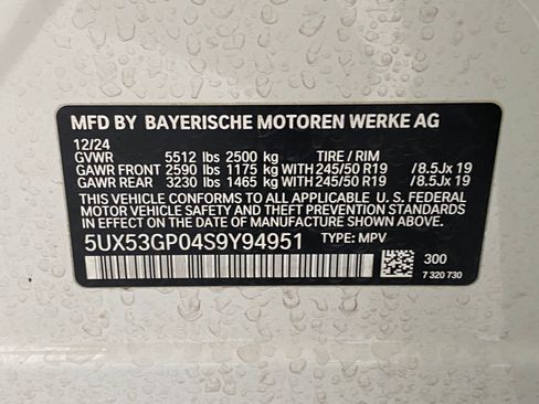 Used 2025 BMW X3 xDrive30i w/ Convenience Package image 19