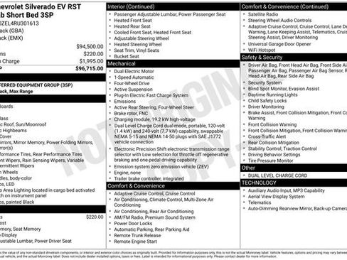 Used 2024 Chevrolet Silverado EV RST AWD/4WD image 2